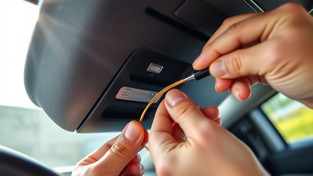 secure ground wire connection