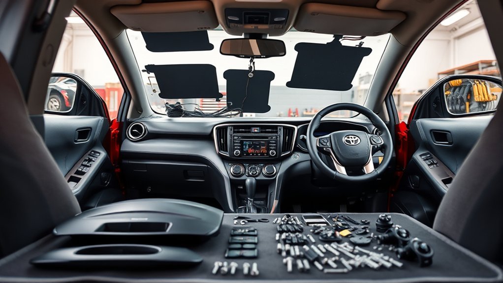 securely attach dashboard components