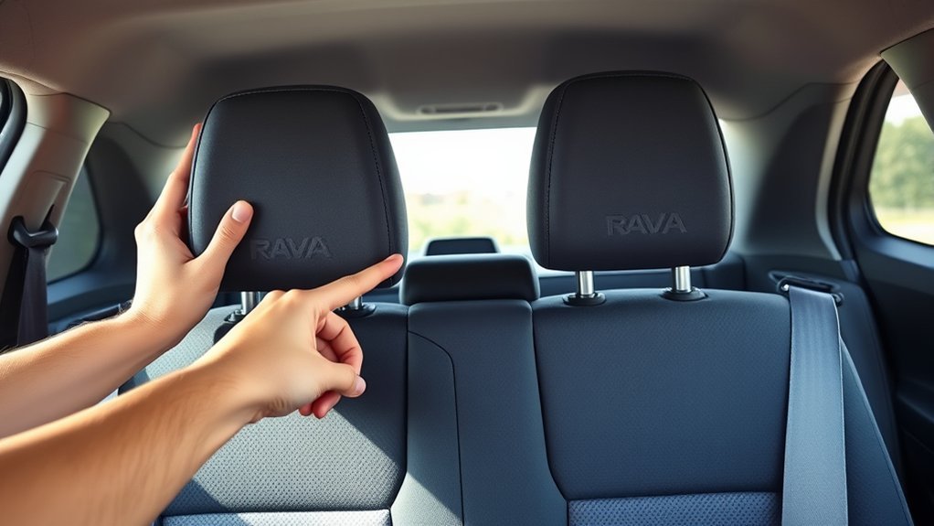 securely install headrest properly