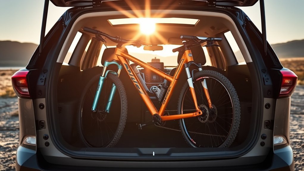 securely strap bikes down