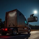 semi trucks night vision dash cams