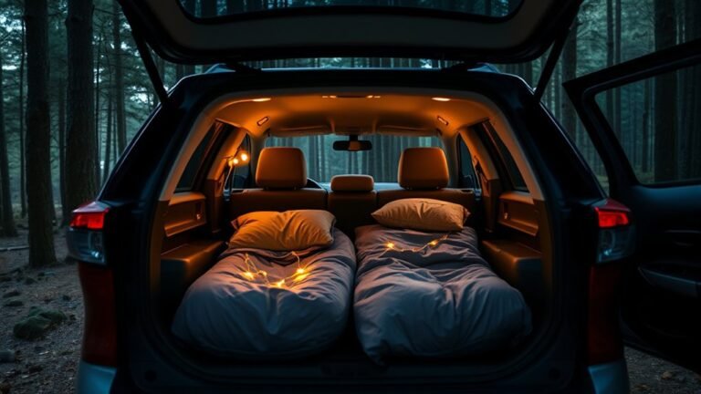 sleeping in toyota rav4
