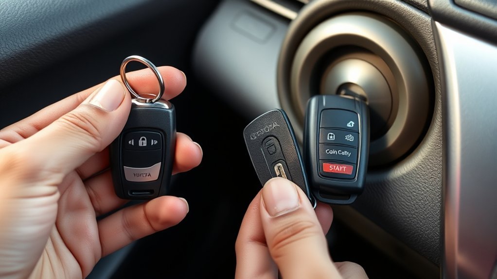 Toyota RAV4 smart key battery maintenance and CR2032 replacement reminder