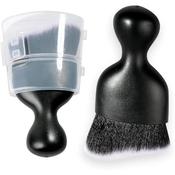 Car Interior Detailing Brush with Soft Bristles