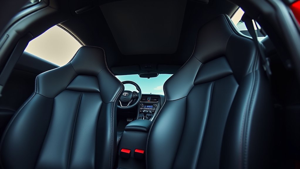 spacious comfortable driver focused interior