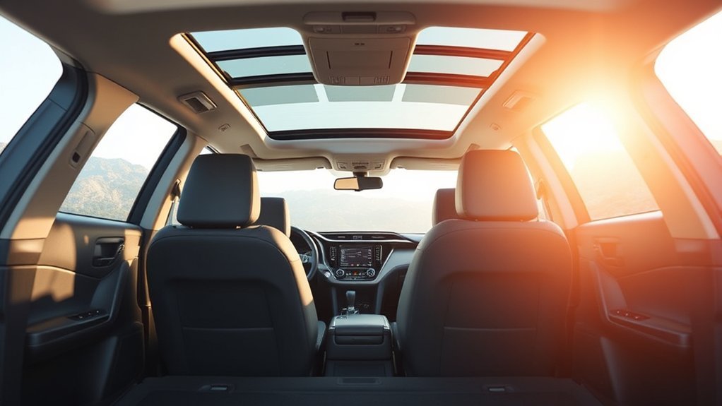 spacious interior with versatility