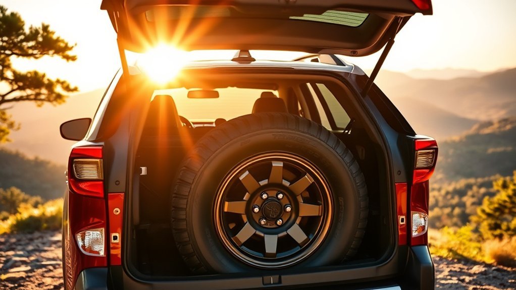 spare tire performance impact