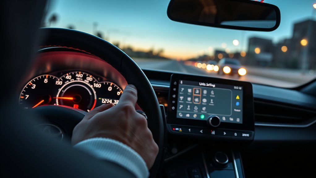speedometer unit conversion options