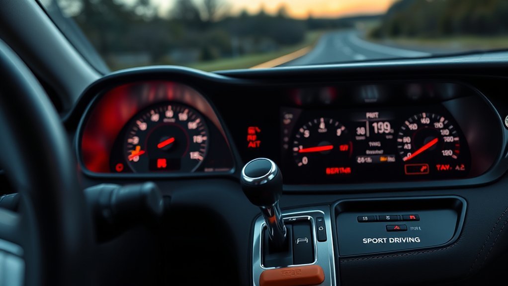 sport mode enhances driving dynamics
