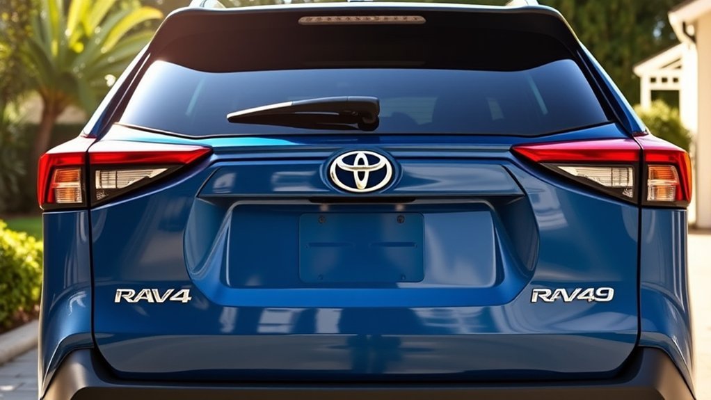 standard rear backup camera