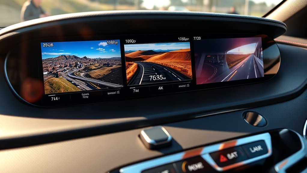 storage capacity by resolution