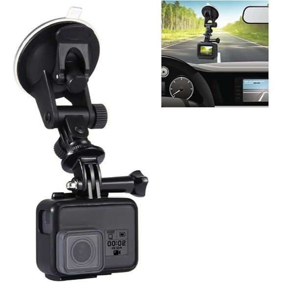 Car Camera Mount Suction Cup for GoPro and DJI