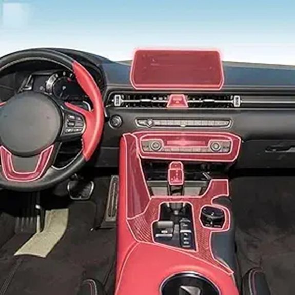 Toyota Supra GR Gearbox Panel TPU Protective Film