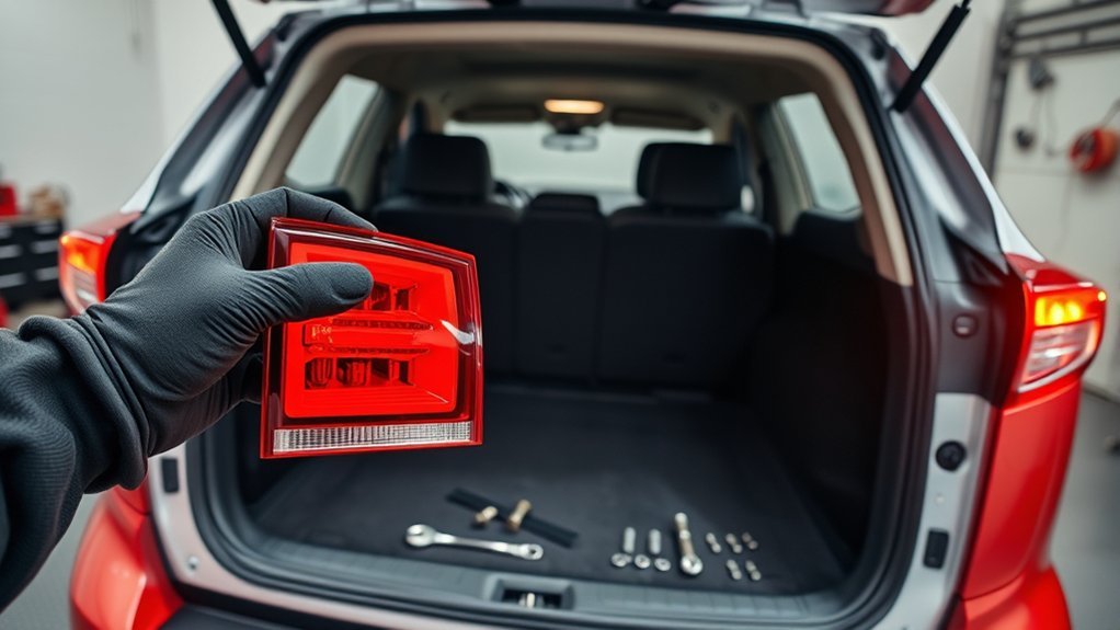 tail lights ensure safety