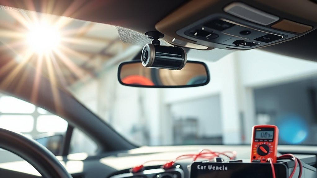 test dash cam functionality