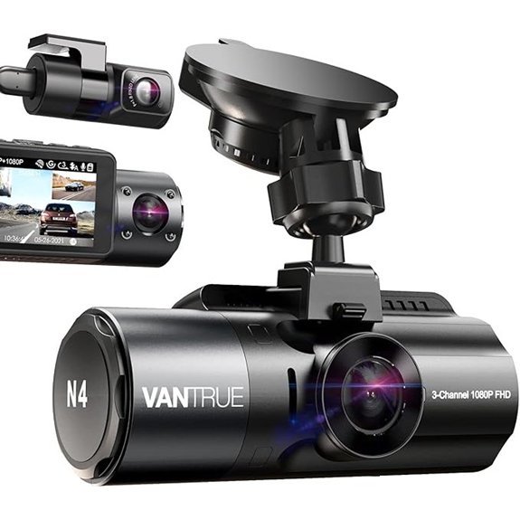 VANTRUE N4 3 Channel Dash Cam with Night Vision