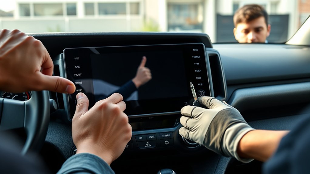 touchscreen issues require mechanic