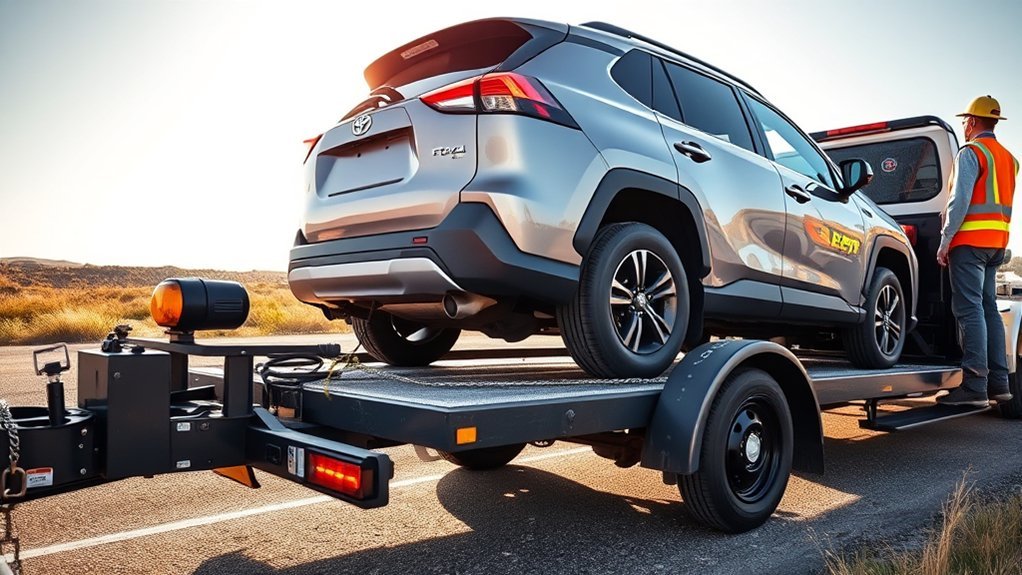 tow toyota rav4 securely