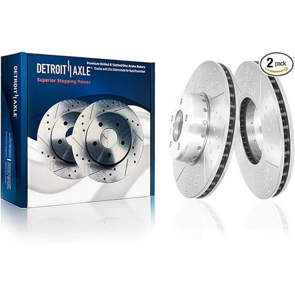 Detroit Axle Front Brake Rotors for Toyota & BMW