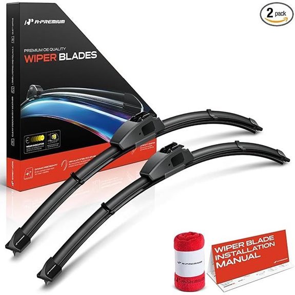 A-Premium Windshield Wiper Blades for Toyota & Subaru