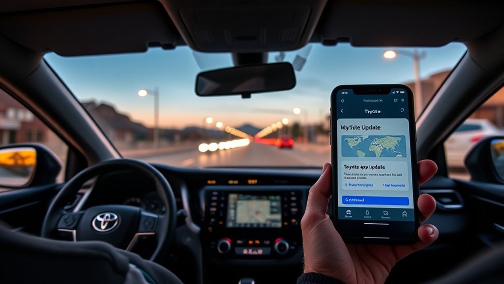 toyota app navigation updates