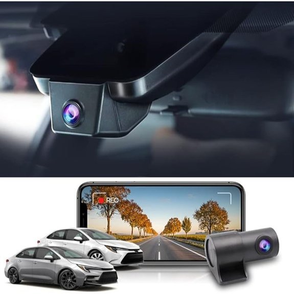 Fitcamx 4K+1080P Dash Cam for Toyota Corolla