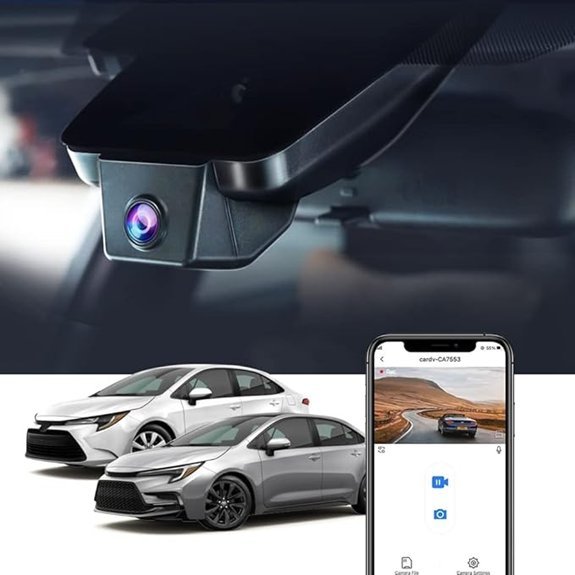 Fitcamx 4K Dash Cam for Toyota Corolla 2023-2026