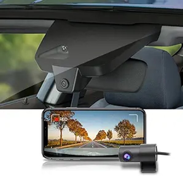 Fitcamx Front 4K Rear 1080P Dash Cam for Toyota
