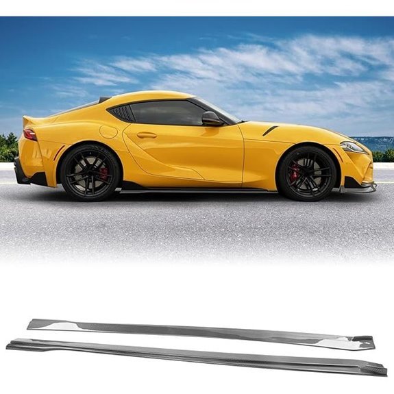 FREEMOTOR802 Side Skirts Extensions for Toyota GR Supra