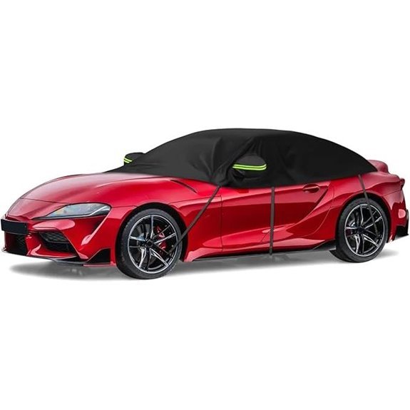 Black Half Car Cover for Toyota GR Supra 2020-2025