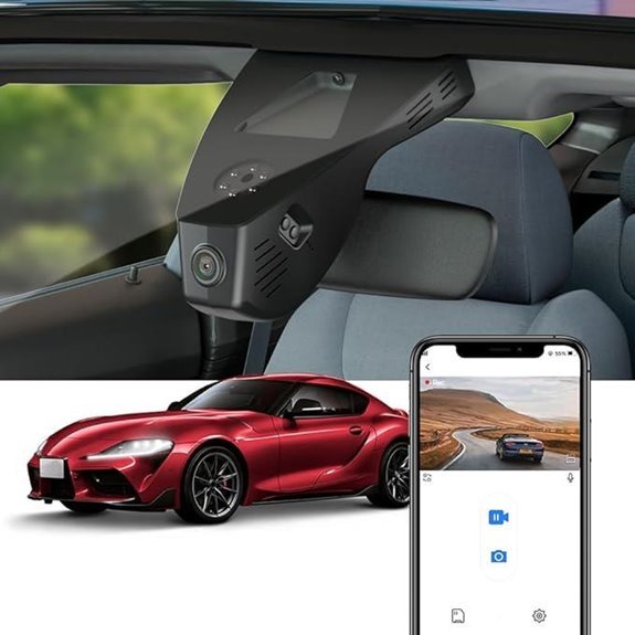 Fitcamx 4K Dash Cam for Toyota GR Supra