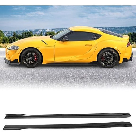 FREEMOTOR802 Side Skirts Extensions for Toyota GR Supra
