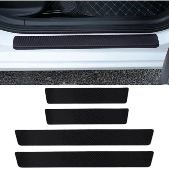 Car Carbon Fiber Door Sill Protector for Toyota GR Supra