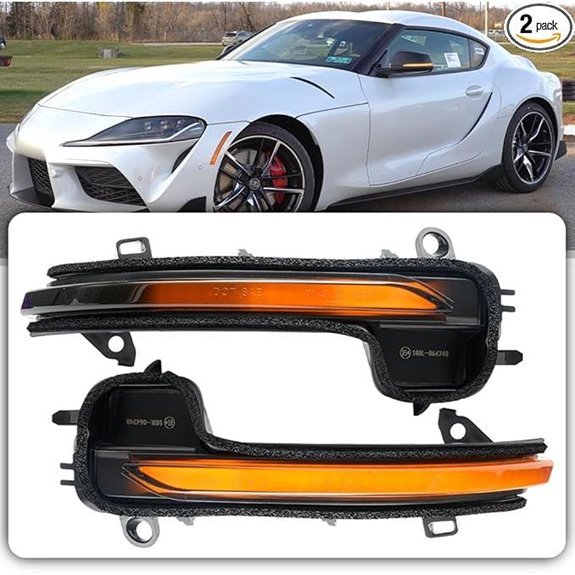 LED Side Mirror Turn Signal Lights for Toyota GR Supra