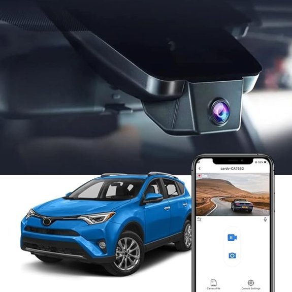 Fitcamx 4K Dash Cam for Toyota RAV4