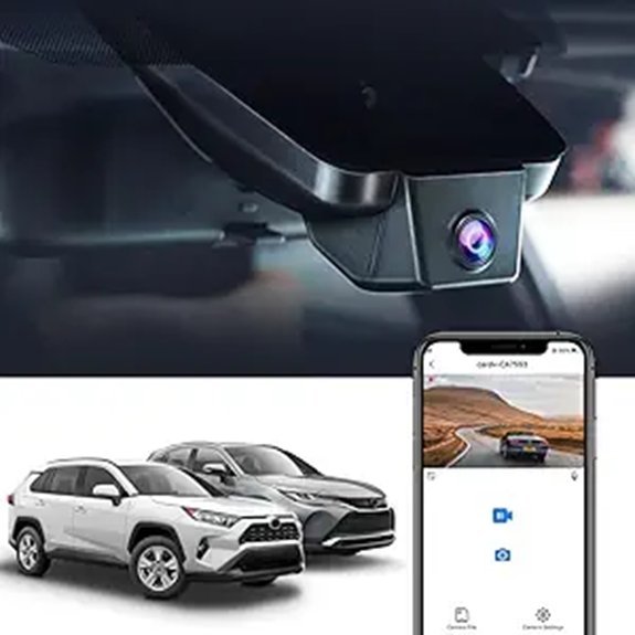 Fitcamx 4K Dash Cam for Toyota RAV4 2019-2025