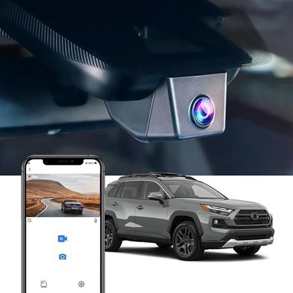 Fitcamx 4K Dash Cam for Toyota RAV4 2022-2025