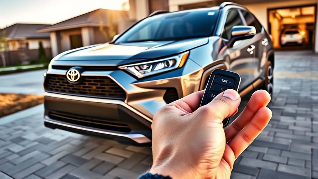 toyota rav4 le remote start