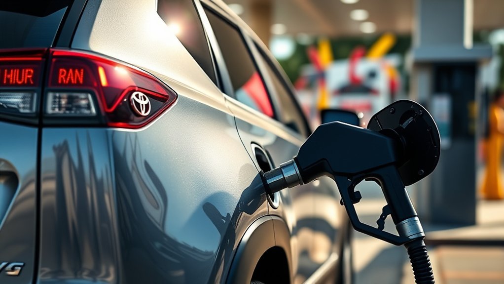 toyota rav4 regular gas usage