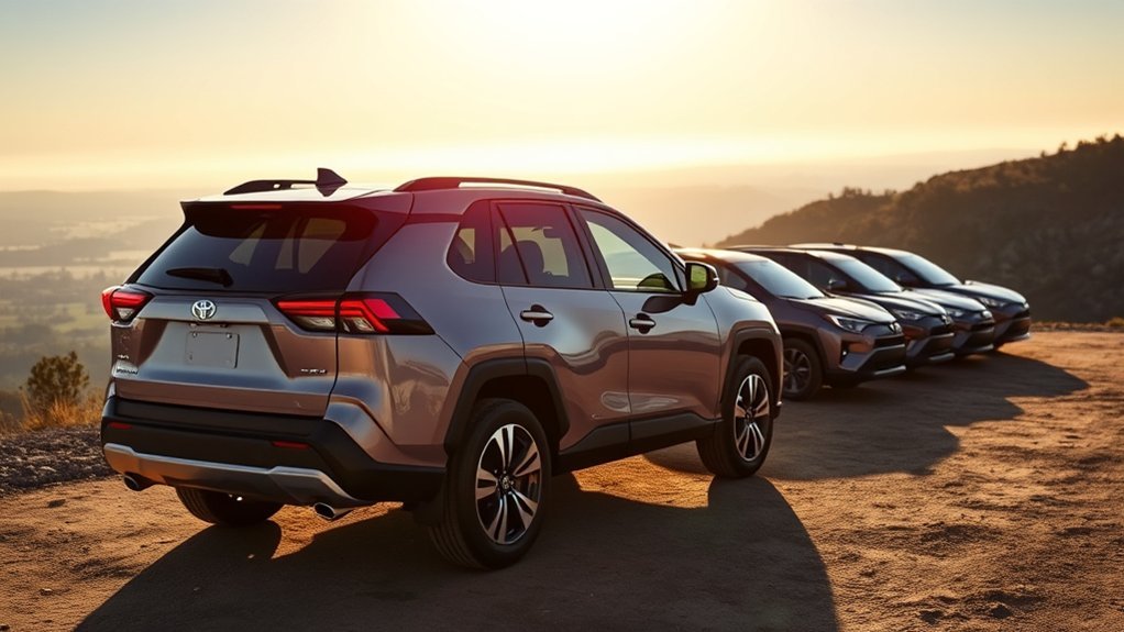 toyota rav4 size evolution