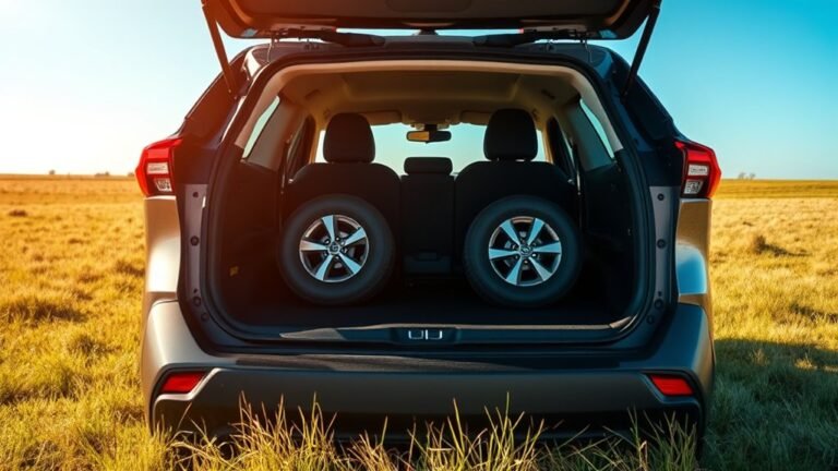 toyota rav4 sleeping space
