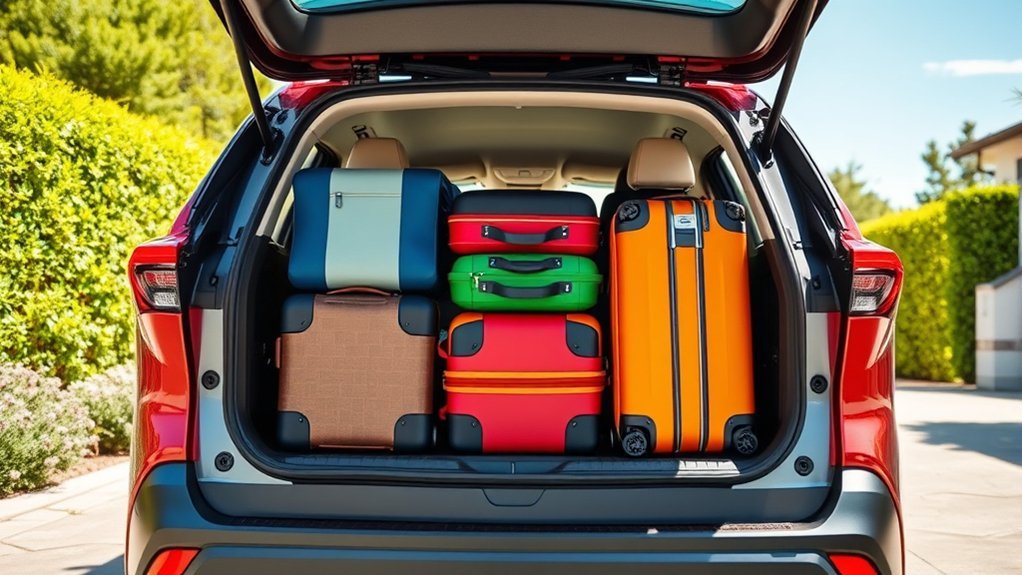 toyota rav4 suitcase capacity