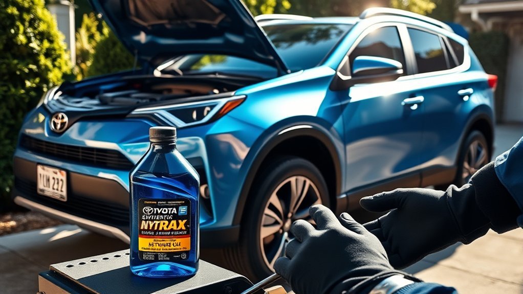 toyota rav4 synthetic oil usage