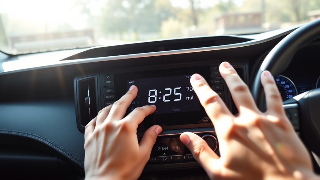 toyota rav4 time settings issues