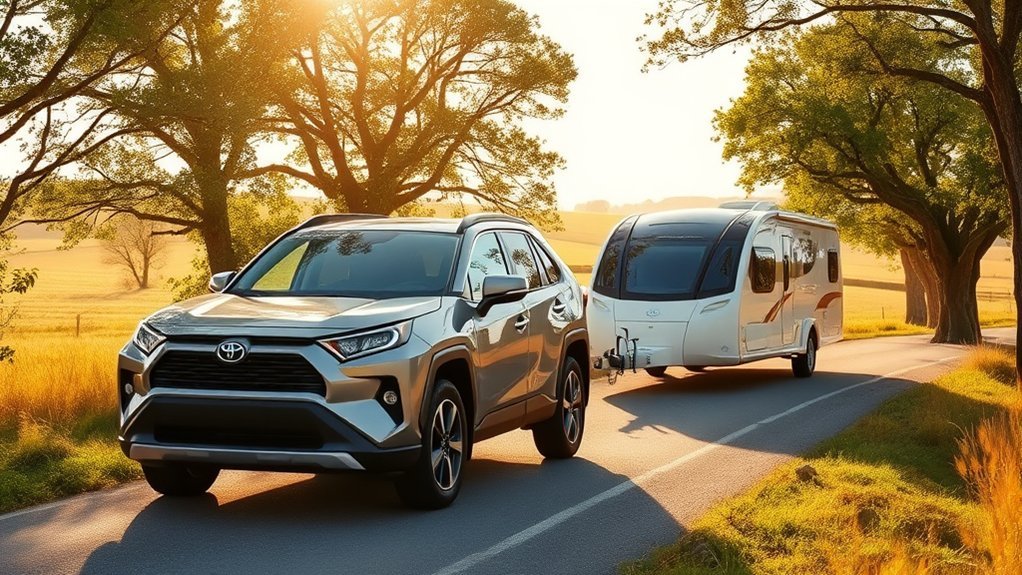 Can A Toyota RAV4 A Toyota RAV4 Tow A Caravan? (answered)