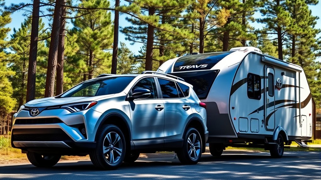 Can A Toyota RAV4 A Toyota RAV4 Tow A Travel Trailer? (answered)
