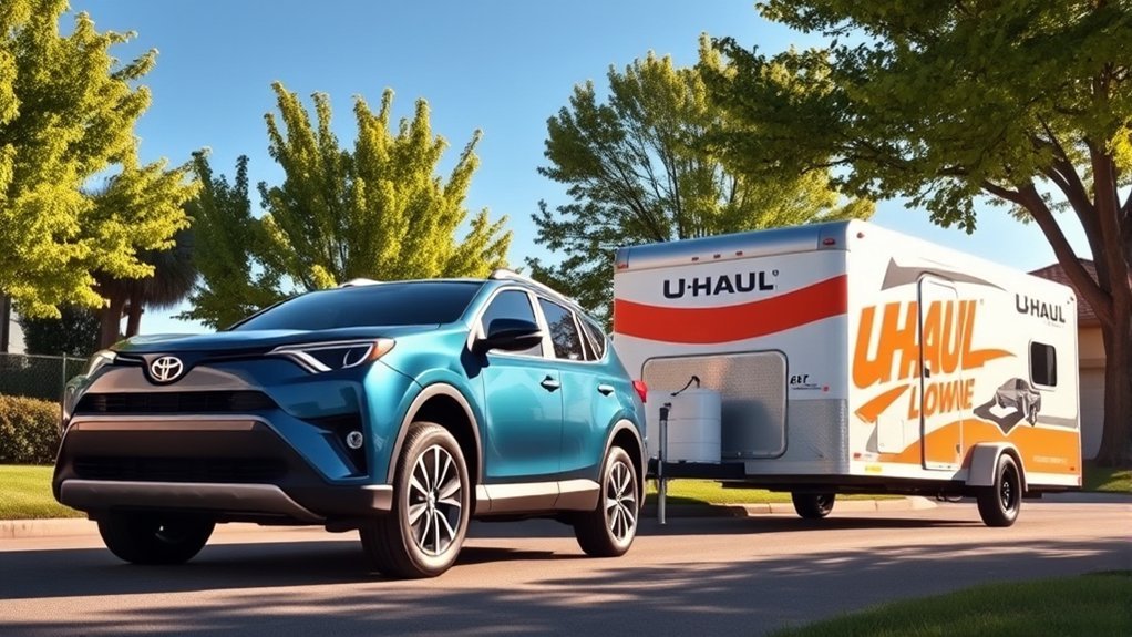 Can A Toyota RAV4 A Toyota RAV4 Haul A UHAUL Trailer? (answered)