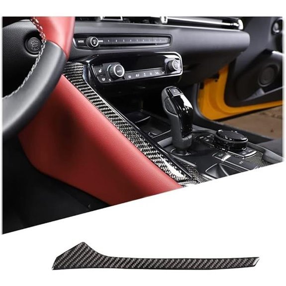 Carbon Fiber Gear Shift Trim for Toyota Supra