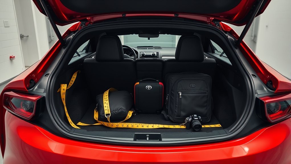 toyota supra cargo capacity