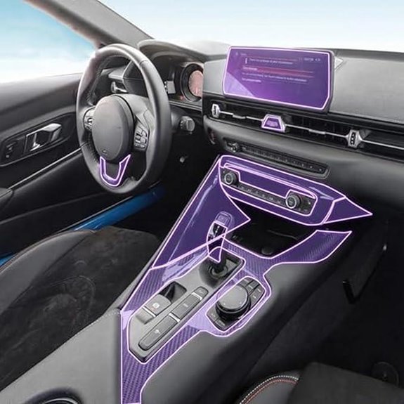 Toyota Supra Center Console Protective Film (2021-2024)